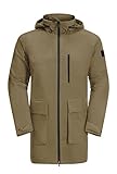 Jack Wolfskin Herren Norden Port Jacke, Grey Olive, L