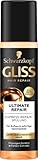 Gliss Express-Repair-Spülung Ultimate Repair (200 ml), Haarspülung mit Keratin repariert extrem geschädigtes Haar, Pflegespülung mit Hitzeschutz bis zu 230°C