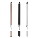 Redreo Tablet Stift für Alle Tablets, 2 in 1 Stylus Pen Touchscreen Stift kompatibel mit alle Handys/Tablets [3er Pack]