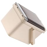 DIYEAH Wiederverwendbarer Teeblatt Mülleimer mit Deckel 7L Kunststoff Teereste Abfallbehälter mit Griff für Küche Büro und Zuhause