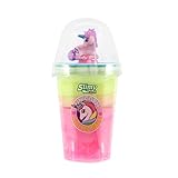 SLIMY Unicorn Collectible Pink/Gelb- 155g Original Slimy Slime Spielmasse, sicherer Spielspaß für Kinder mit Schleim in Zwei Farben inkl. lustiger Einhorn Sammelfigur (Spielzeug ab 5 Jahre)