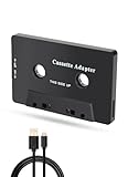 Bewinner Bluetooth Kassette Auto mit Rauschunterdrückung, Stereo, High Fidelity, Multifunktional, Kompatibel, Tape-Aux-Receiver für Auto Tablets mit Langer Spielzeit