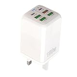 USB Ladegerät - 150W Schnellladegerät, Ladestation | USB Ladestation Hub, 6-Port Schnellladestation, USB Cube Adapter Multiport, Schnellladestation, USB Schnellladegerät