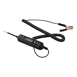 Kfz-Gleichstrom-Teststift mit digitaler LED-Spannungsanzeige, 4–60 V Bereich für präzise Schaltungsfehlerbehebung und positive negative Anzeige (Schmirgel ist schwarz)