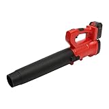 Akku Laubbläser Elektrischer Laubsauger 21V Handheld Blower Gartenbläser mit Akku und Ladegerät, 6-Gang Drehschalter Tragbares Gebläse, 2 Sektionsrohre für Rasenpflege, Schnee, Schutt, Staub