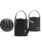 Colapz Faltbare Gießkanne & Eimer für Frischwasser – BPA-frei, Tragbar für Camping, Zelt, Festival, Wohnmobil & Wohnwagen – Praktische Outdoor Wasserkanne für Garten und Reise - Grau