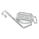 Decket Dachtritt für Schornsteinfeger, Dachsteigtritt Typ D aus Stahlblech für Hohe Korrosionsbeständigkeit, Trittfläche zur Bewegung auf Dach, Laufgitter mit Rutschfester Oberfläche, Verzinkt