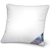 Aura® Premium Daunenkissen 80x80 cm Weich | Superweiche ungarische Daunen Klasse I | Oeko-TEX Standard 100 | Allergikergeeignet