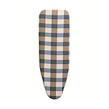 Bügelbrettbezug Bügeltischbezug mit Kordelzug, Bügelbezug aus Baumwolle, Ersatz-Bügeltischbezug Mit Elastischem Gummizug Für Bügelflächen bis max.120 x 38 cm Dampfbügelstation/Dampfbügeleisen (C)