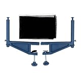 Einfache Installation Tischtennisnetz Demontage Set Professionelle Training Praxis Ping Pong mit Klemmen Verstellbare Klemme Dunkelblau