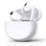 OPPO Enco X2 Kabellose Bluetooth-Kopfhörer, semi-In-Ohrhörer, Simultaner Binaural-Sound, aktive Geräuschunterdrückung, wiederaufladbarer Akku, inklusive Gehäuse, Weiß