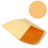 Housoutil 50Stücke Luftpolstertaschen Wasserdichte Kraftpapier Umschläge mit Blasenfolie für Sicheren Versand für Zuhause Büro und Geschäfte