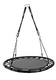 ISO TRADE Tellerschaukel 100 cm Nestschaukel für Kinder und Erwachsene 12029