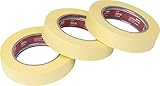 Werkzeyt Kreppband 50 m x 25 mm - Praktisches 3er Set - Für...