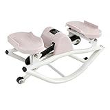 Low Shock Stepper – Premium Side-to-Side Compact Rock Stepper Maschinenausrüstung, Beine, Gesäßmuskeln, Schaukel-Workout-Trainingsgerät | Für Zuhause, Wohnheim, Büro, Fitnessstudio, Wohnzimmer