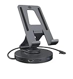 ICY BOX IB-TH100-DK Handy-Dockingstation Tablet/Smartphone Anthrazit, Schwarz