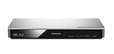 Panasonic DMP-BDT185EG 3D Blu-ray Player (4K Upscaling, DLNA, VoD, HDMI-Steuerung, USB, MKV-Playback) silber