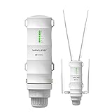 WAVLINK AC1200 Gigabit Outdoor WLAN Access Point Unterstützung 60 Meters Poe, wetterfester Repeater, Dual Band 5G + 2,4G Ideal für (572HG3)