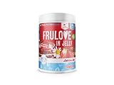 ALLNUTRITION FRULOVE IN JELLY Zuckerfrei & Kalorienarm - Süßes Dessert mit großen Fruchtstückchen für leichteren Muskelaufbau - 1er Pack 1000 g STRAWBERRY