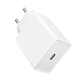 Apple Adapter USB C, 20W Netzteil USB C Ladegerät für iPhone15, iPhone ladegerät Schnellladegerät Ladestecker für iPhone 16/15/14 13 12 11
