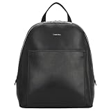 Calvin Klein Damen Rucksack Must Dome Schmale Träger, Schwarz (Black), Einheitsgröße