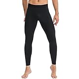 KBOPLEMQ Thermounterwäsche Thermo Unterteile für Herren Kompressionshose Herren Lange Tights Leggings Sporthose Laufhosen Atmungsaktiv Funktionsunterhose Trainingshose