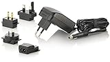 Philips LFH9146 Reiseladegerät Netzteil für digt. Diktiergeräte der Serien LFH96xx, LFH95xx, LFH93xx, schwarz