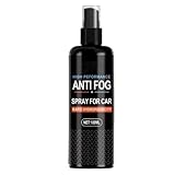 Anti Beschlag Spray für Windschutzscheibe,100ml Autoglas Anti Nebel Spray mit Mikrofaser Tuch - Sanftes Regenabweisendes Mittel Für Badezimmer Dusche Und Autoseitenfenster