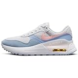 Nike Damen Air Max System Sneaker Farbe: Weiß/Rosa/Blau (106); Größe: EUR 41 | US 9.5 | UK 7