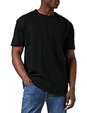 Urban Classics Herren Organic Basic Tee T Shirt, Black (Black 00007), L EU