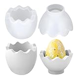 YieWeyhe Silikonformen Gießformen Ostern, Silikonform Eierschale, Silikonform Ostern Gießformen Silikon, Gipsformen zum Gießen. Silikonformen zum Gießen, Gießform Eierschale Osterei, Eierschalen Deko