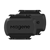 Magene S3 + Geschwindigkeits- und Trittfrequenzsensor 2 Stück, ANT+ und Buletooth 4.0 Drahtloser Fahrraddrehzahlsensor RPM