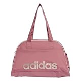 adidas Linear Essentials Bowlingtasche für Damen, Schultertasche, Preloved Crimson/Champagne met./White, Einheitsgröße, Preloved Crimson/Champagne Met./White, Einheitsgröße