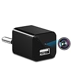 KAMREA Überwachungskameras, HD 1080P USB Ladegerät Überwachungskamera, Videorecorder, Kontinuierliche Aufzeichnung und Bewegungserkennung, USB Ladefunktion, Innen/Büro/Geschäft Überwachungskamera