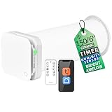 Turbionaire Trend HRV 150 WMW Dezentrale Wohnraumlüftung mit Wärmerückgewinnung (VMC), WiFi, Feuchtigkeitssensor, Fernbedienung, 8 Lüftungsstufen, 3 Jahre Garantie,158 mm, Timer
