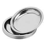 Angoily Digitale Edelstahl Wiegeschalen 6 Stück Kleine Messschalen für Schmuck Edelsteine Stabile Waagenplatten für Labor Juwelier Kompakt Verschleißfest