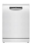 Bosch Freistehender Geschirrspüler 60 cm, Serie 4, SMS4HTW00E, Besteckkorb, Silence Programm - Extra leise spülen, Extra Trocknen, Hygienisch rein, Home Connect, Programmassistent, AquaStop, weiß