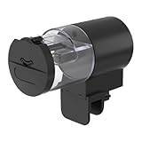 Patifirst Automatischer Fischfutterautomat,100ml Aquarium Futterautomat Futterspender - Batteriebetrieben Mit Timer Für Pellets Unterwegs Zuhause Wochenende