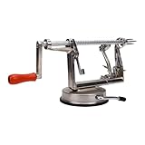 Pssopp Kartoffelschälmaschine, Handkurbel-Schälwerkzeug, Konstruktion aus Edelstahl 304, Gleichmäßig Geschnitten, Effizientes Schälen und Entkernen, Obstschäler, Entkerner für Kartoffeln, Äpfel, Nan