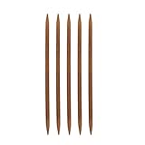 Fcnjsao Stricknadeln, 20 cm, Doppelspitze, 2,0–10,0 mm, Häkelnadel, Handwerk, Nähwerkzeug, Pullover, Weberei, 5 Stück