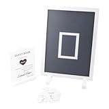 TAIZhiChen Gästebuch für Hochzeit, rustikales Geschenk, Hochzeitszeichen für die Hochzeit