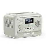 BLUETTI Elite 30 V2 Tragbare Powerstation, 288 Wh LFP Batterie, 600W AC Ausgang (Power Lifting 1500W), 0-100% in 70 Minuten, Solargenerator für Camping, Vans (Helles Sandgrau)