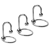 BDSMJOY 3 stk Dilator Harnröhre Edelstahl mit Penisring,Katheter Harnröhre Mann mit Eichelring,Sex Spielzeug für die Männer,Dilatoren Männer Set,Harnröhrendehner Harnröhren Plug (25-28-30mm)