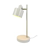 Dyberg Larsen Ocean Tischlampe Beige Ohne Leuchtmittel | Modische Lampe für Nachttisch oder Wohnzimmer | Leichte Tischlampen im Dänischen Design | Tischleuchte mit Kabel für den Innenbereich E14/40W