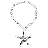 Riiichflowshop Verstellbare Halskette mit Herzanhänger, eleganter Choker-Charm, modische Kette, geeignet für modische Individuen