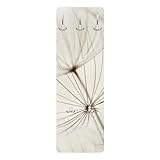 Bilderwelten Garderobe Gräser 105cm x 34cm Holzgarderobe Modern Garderobenhaken Garderobenpaneel Flurgarderobe Flur-Möbel Wandgarderobe Holz Küche