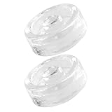 Healeved Glas Gärgewicht 2 Stück mit Griff Breiter Öffnung für Einmachgläser Sauerkraut Kimchi Praktisches Gärdeckel Zubehör