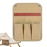 Zuasdvnk Seitentasche für Campingstuhl, Aufbewahrungstasche für Armlehne, große Kapazität, für Rollstuhl-Leinwand, Camping-Aufbewahrung