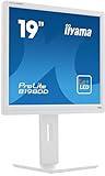 iiyama Prolite B1980D-W5 48cm 19' LED-Monitor SXGA VGA DVI Höhenverstellung Pivot weiß