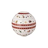 Villeroy & Boch – Toy's Delight La Petite Boule, Geschirrset Porzellan, Weihnachtsgeschirr, Schalenset, 5 TLG. Servier Set, 14 cm Ø, spülmaschinenfest, mikrowellensicher, Mehrfarbig